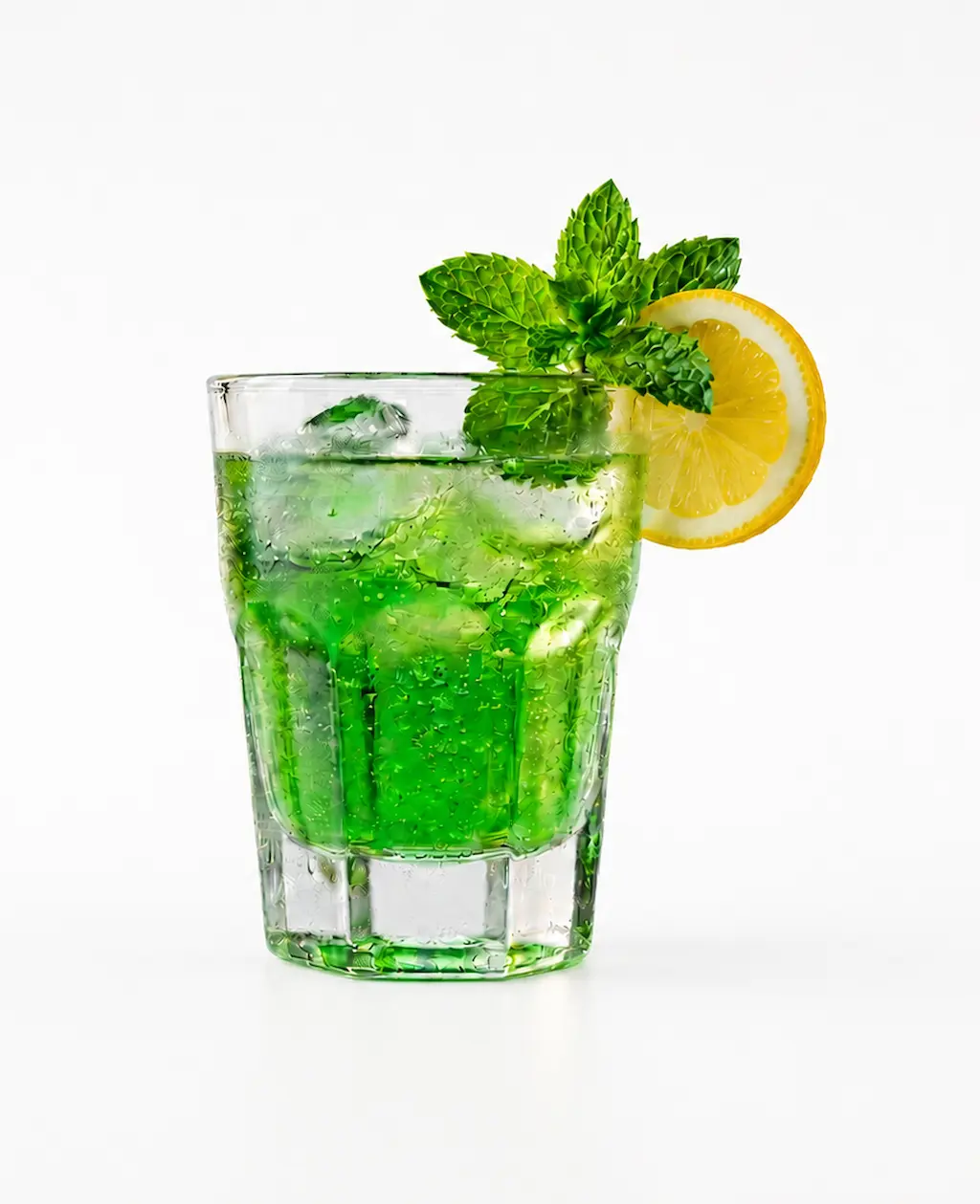 Green tea shot drink