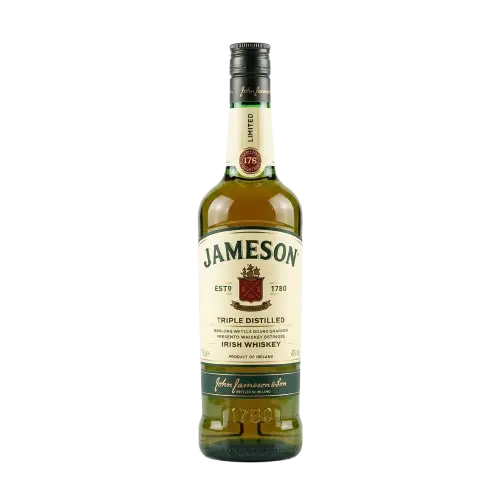 Bottle of Jameson Irish Whiskey
